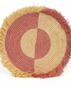 KAZI Large Blossom Fringed Wall Disc II