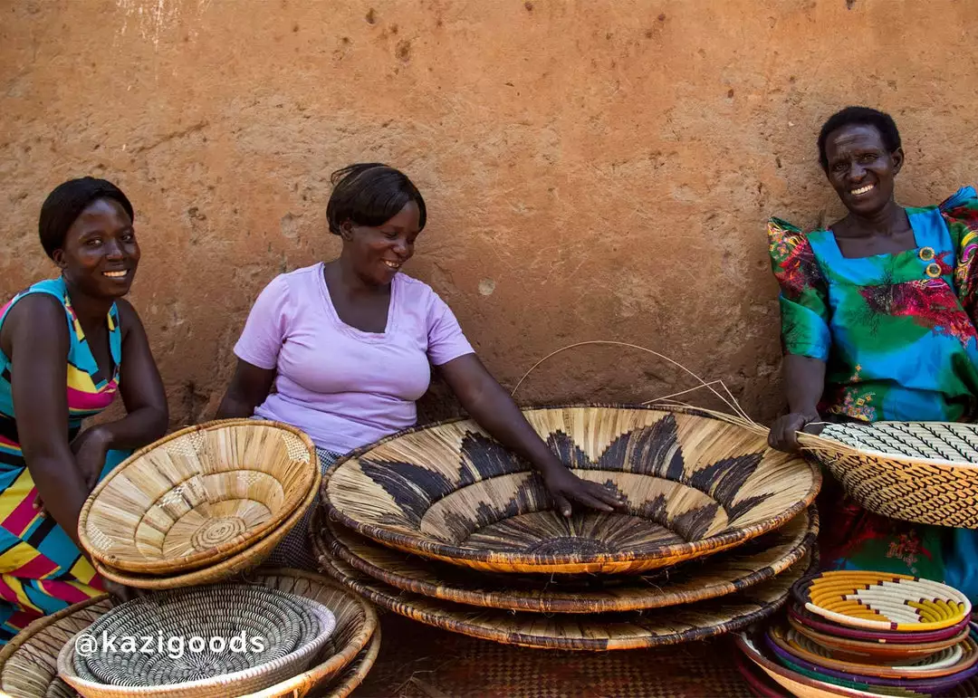 KAZI Home Goods Large Cocoa Sanaa Woven Wall Plate 7 KAZI Home Goods Large Cocoa Sanaa Woven Wall Plate