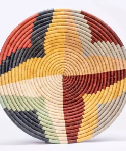 KAZI Home Goods Large Mod Annette Woven Wall Plate