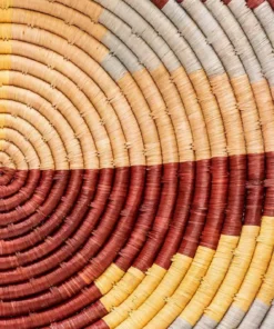 KAZI Home Goods Large Mod Annette Woven Wall Plate 6 KAZI Home Goods Large Mod Annette Woven Wall Plate