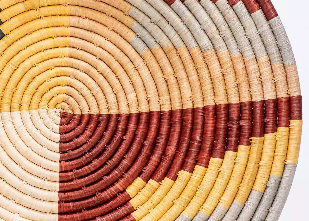 KAZI Home Goods Large Mod Annette Woven Wall Plate 3 KAZI Home Goods Large Mod Annette Woven Wall Plate