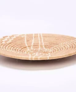 KAZI Large Tan Sanaa Woven Wall Plate Home Goods 7 KAZI Large Tan Sanaa Woven Wall Plate Home Goods