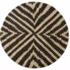KAZI Black + Natural Geo Wall Basket