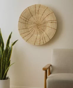 KAZI Banana Leaf Shujaa Extra Large Wall Plate Staff Favorites