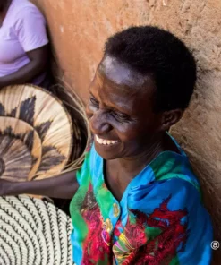 KAZI Home Goods Extra Large Forest Green + Burgundy Tabia Wall Plate 9 KAZI Home Goods Extra Large Forest Green + Burgundy Tabia Wall Plate