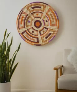 KAZI Home Goods Extra Large Mora Woven Wall Plate 9 KAZI Home Goods Extra Large Mora Woven Wall Plate