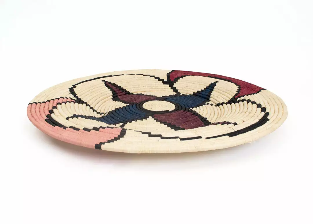 KAZI Jumbo Amelia Burgundy Wall Plate 2 KAZI Jumbo Amelia Burgundy Wall Plate