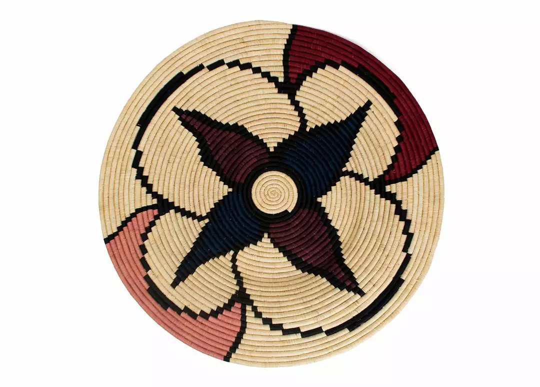 KAZI Jumbo Amelia Burgundy Wall Plate 1 KAZI Jumbo Amelia Burgundy Wall Plate