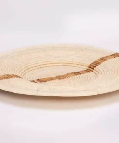 KAZI Staff Favorites Jumbo Banana Leaf Stripe Wall Plate 8 KAZI Staff Favorites Jumbo Banana Leaf Stripe Wall Plate