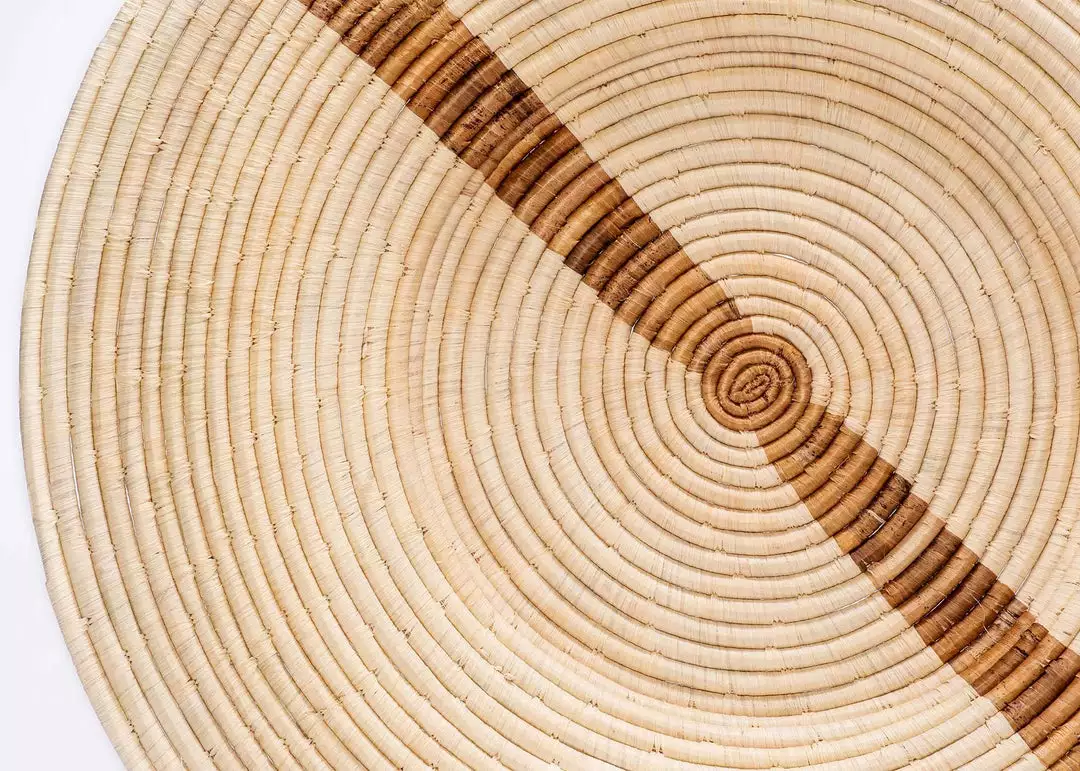 KAZI Staff Favorites Jumbo Banana Leaf Stripe Wall Plate 3 KAZI Staff Favorites Jumbo Banana Leaf Stripe Wall Plate