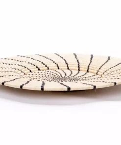 KAZI Jumbo Black Shujaa Woven Wall Plate Home Goods 7 KAZI Jumbo Black Shujaa Woven Wall Plate Home Goods
