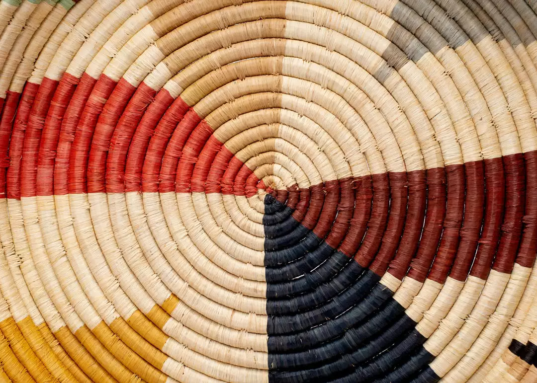 KAZI Home Goods Jumbo Mod Annette Woven Wall Art Plate 3 KAZI Home Goods Jumbo Mod Annette Woven Wall Art Plate