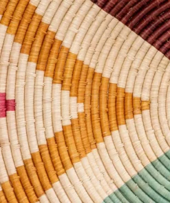 KAZI Home Goods Jumbo Vivid Margot Woven Wall Plate 7 KAZI Home Goods Jumbo Vivid Margot Woven Wall Plate