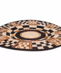 KAZI Oversized Midnight Woven Wall Plate 7 KAZI Oversized Midnight Woven Wall Plate