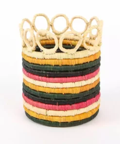 KAZI Home Goods Small Mod Rainbow Hooped Planter