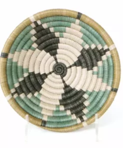 KAZI Home Goods Small Bayou Hope Round Basket