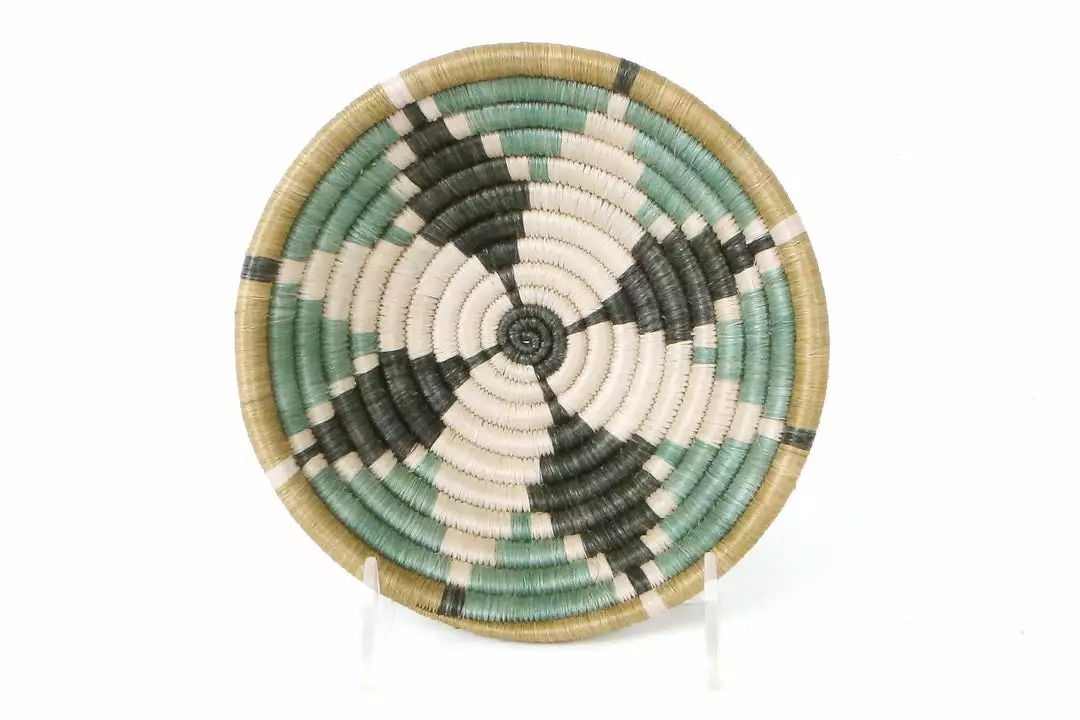 KAZI Home Goods Small Bayou Hope Round Basket 1 KAZI Home Goods Small Bayou Hope Round Basket
