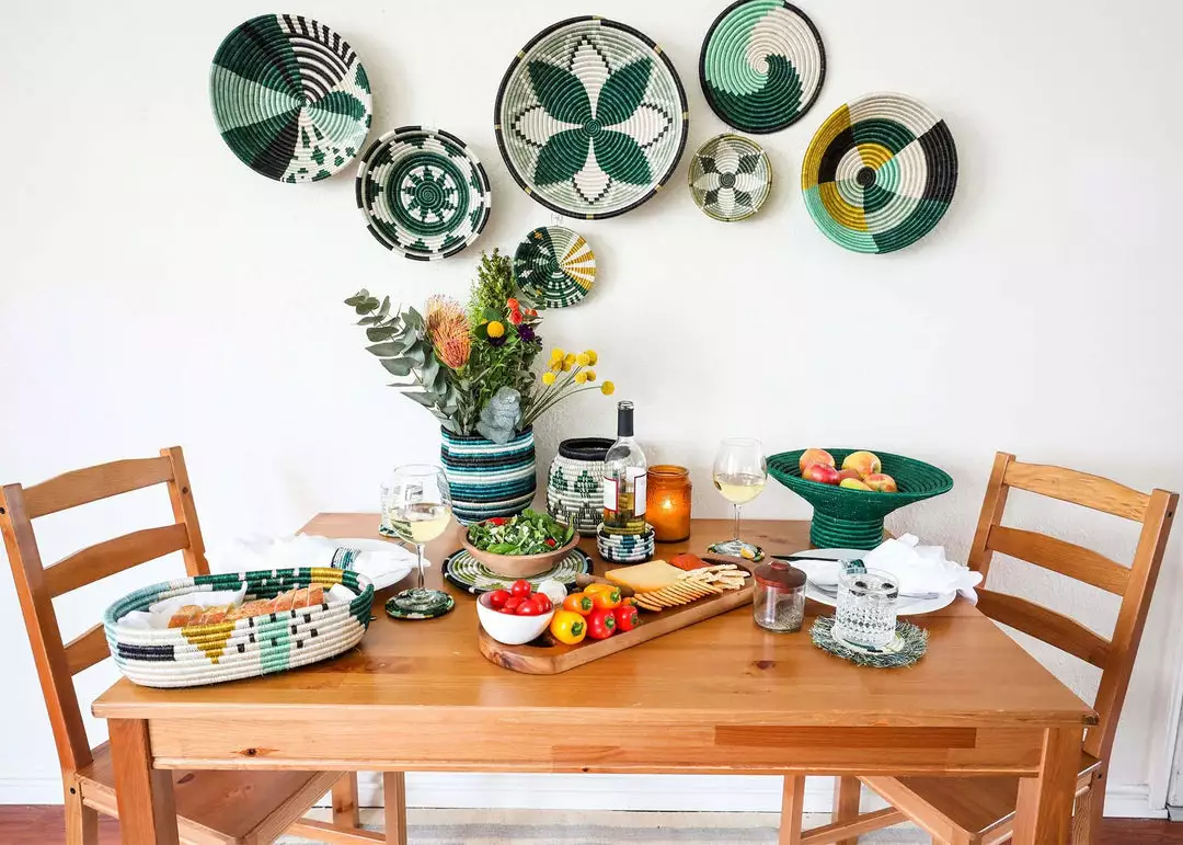 KAZI Home Goods Small Bayou Hope Round Basket 3 KAZI Home Goods Small Bayou Hope Round Basket