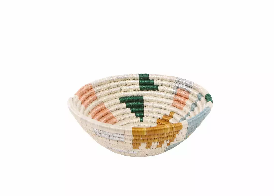 KAZI Small Floret Mtoto Round Basket Home Goods 4 KAZI Small Floret Mtoto Round Basket Home Goods