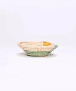 KAZI Home Goods Small Mist Msanii Round Basket 6 KAZI Home Goods Small Mist Msanii Round Basket