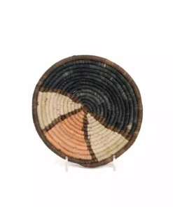 KAZI Small Peach Soleil Round Basket