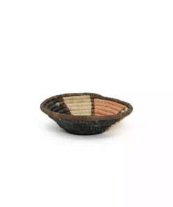 KAZI Small Peach Soleil Round Basket