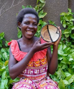 KAZI Home Goods Small Repulika Brown Round Basket 7 KAZI Home Goods Small Repulika Brown Round Basket