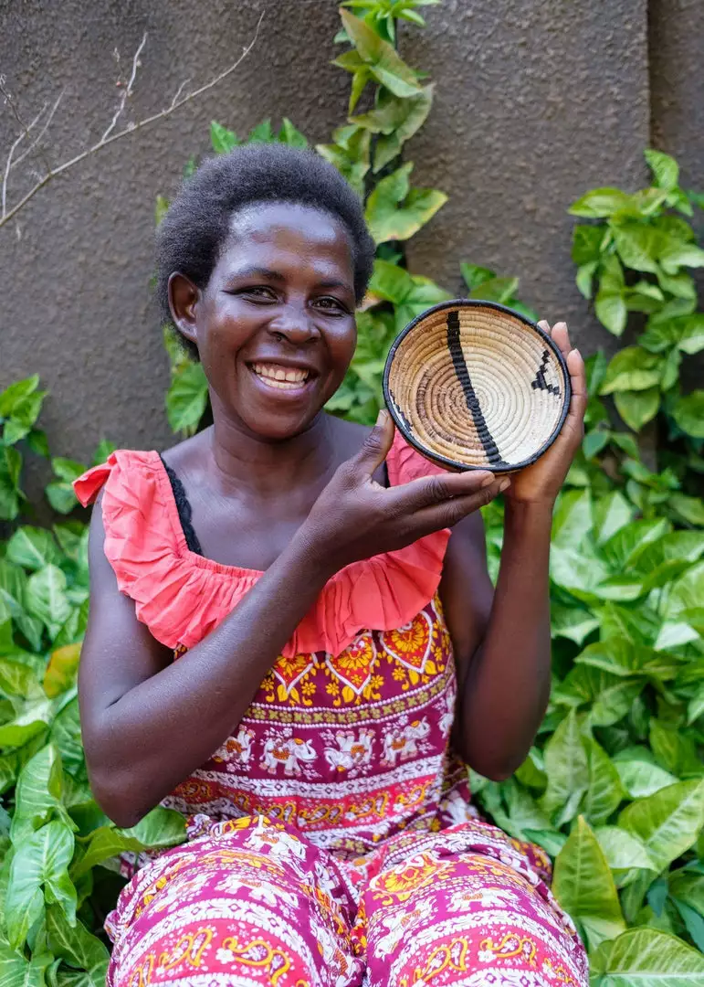 KAZI Home Goods Small Repulika Brown Round Basket 4 KAZI Home Goods Small Repulika Brown Round Basket