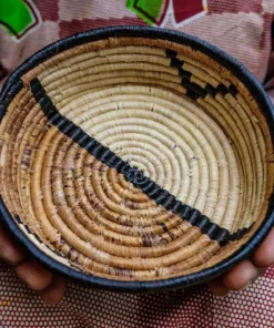 KAZI Home Goods Small Repulika Brown Round Basket 6 KAZI Home Goods Small Repulika Brown Round Basket