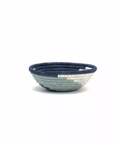KAZI Silver Blue Unity Basket 6 KAZI Silver Blue Unity Basket