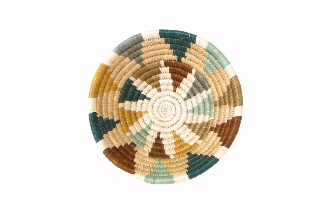KAZI Small Soothing Sands Nyota Round Basket 1 KAZI Small Soothing Sands Nyota Round Basket