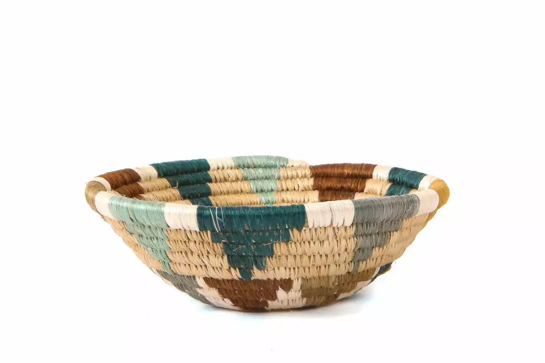 KAZI Small Soothing Sands Nyota Round Basket 4 KAZI Small Soothing Sands Nyota Round Basket