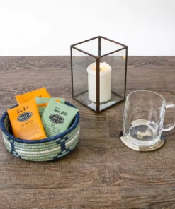 KAZI Small Soft Blue Short Bowl