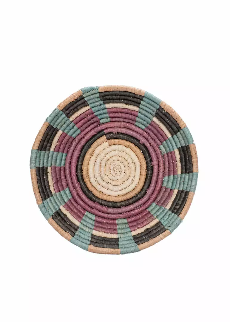 KAZI Home Goods Lilac + Neutrals 7" Catch All Basket 2 KAZI Home Goods Lilac + Neutrals 7" Catch All Basket