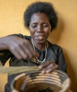 KAZI Home Goods Lilac + Neutrals 7" Catch All Basket 5 KAZI Home Goods Lilac + Neutrals 7