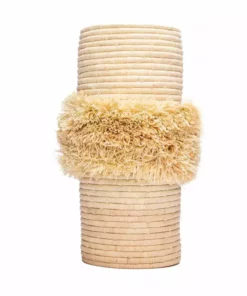 KAZI Home Goods All Natural Fringe Vase