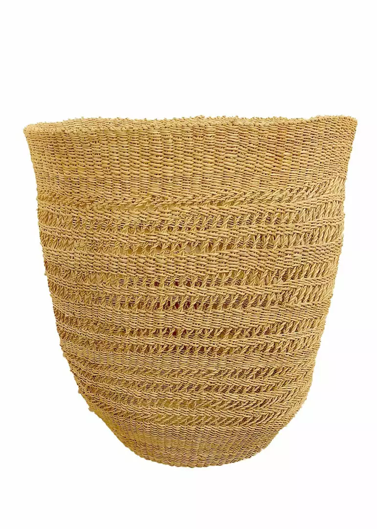 KAZI Home Goods Lace Hurricane Basket Vase 1 KAZI Home Goods Lace Hurricane Basket Vase