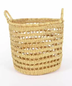 KAZI All Natural Lace Storage Basket Home Goods