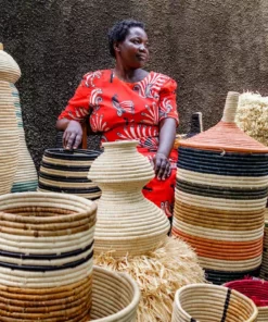 KAZI Home Goods All Natural Ngamia Floor Basket 5 KAZI Home Goods All Natural Ngamia Floor Basket