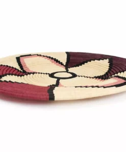 KAZI Home Goods Amelia Burgundy Plate II