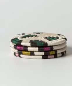 KAZI Animal Print Neon Coaster Set Home Goods