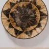 KAZI Home Goods Banana Bark And Raffia Jumbo Wall Bowl