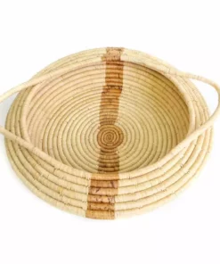 KAZI Home Goods Banana Striped Storage Basket