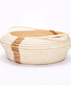 KAZI Home Goods Banana Striped Storage Basket