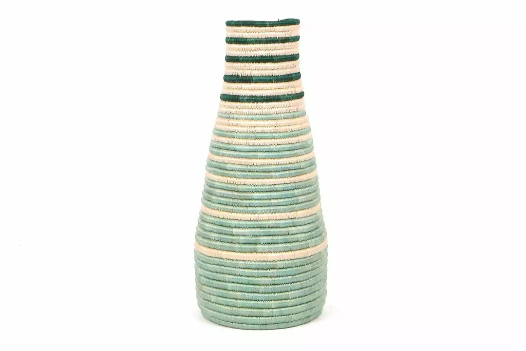 KAZI Bayou Striped Tall Vase Home Goods 1 KAZI Bayou Striped Tall Vase Home Goods