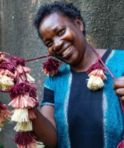 KAZI Berry Ombre Tasseled Garland Home Goods 9 KAZI Berry Ombre Tasseled Garland Home Goods