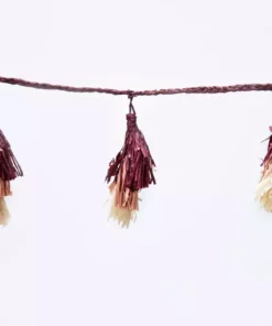 KAZI Berry Ombre Tasseled Garland Home Goods 8 KAZI Berry Ombre Tasseled Garland Home Goods