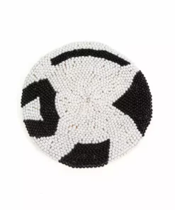 KAZI Black Beaded Atelier 01 Coaster Set Home Goods