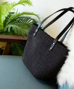 KAZI Black Grass Handbag