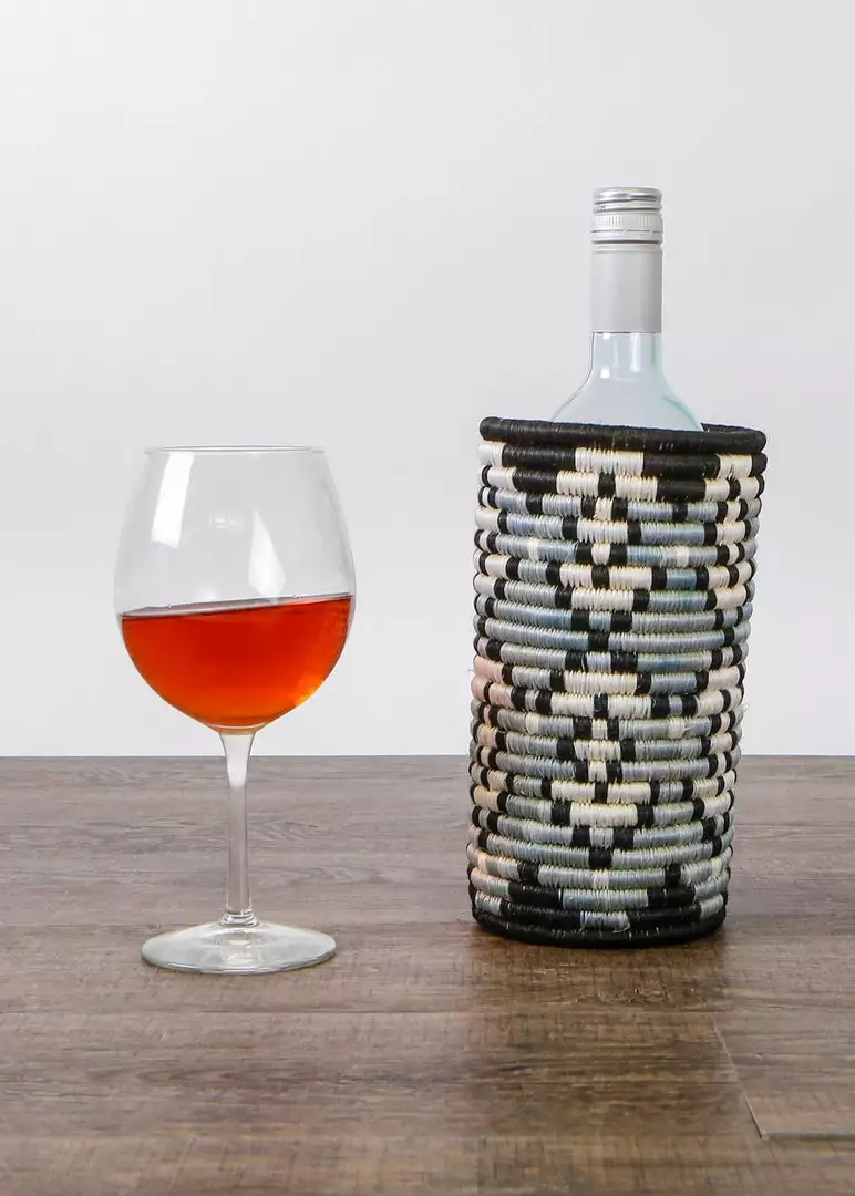 KAZI Black + Gray Tofali Vase 3 KAZI Black + Gray Tofali Vase